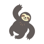 sloth<br>ナマケモノ