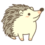 a hedgehog boy